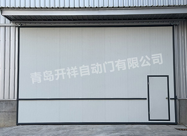 大型专利款单扇铝合金外框工业推拉门