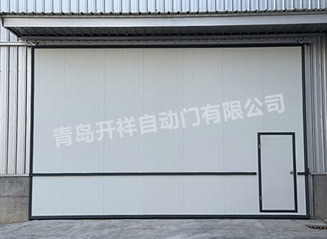 大型专利款单扇铝合金外框工业推拉门