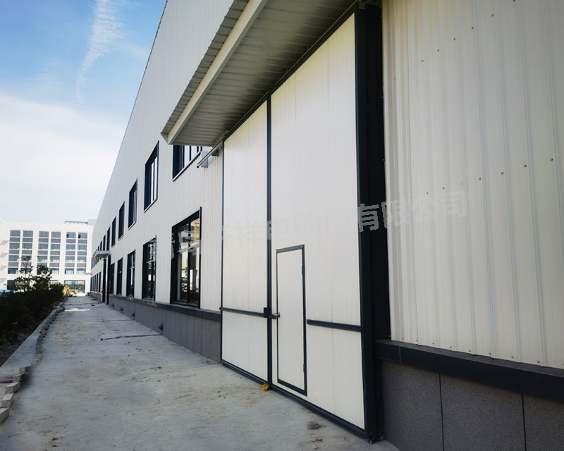 专利款75系列铝框车间门